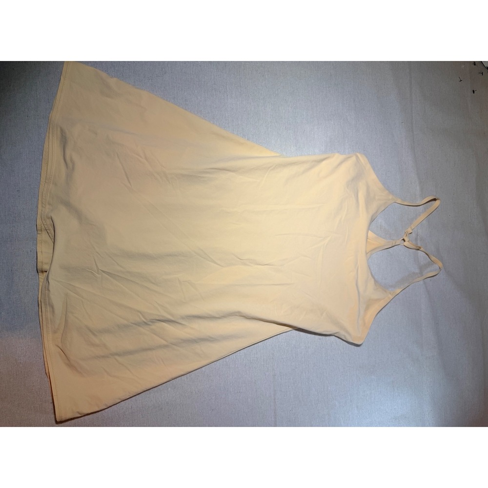 Outdoor Voices Exercise Dress Peach Apricot Medium Built-in Shorts Pocket